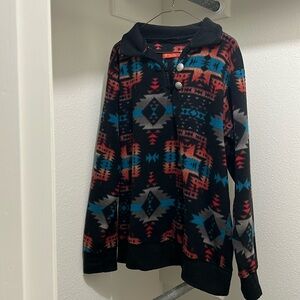 The Punchy Peyote western fleece jacket